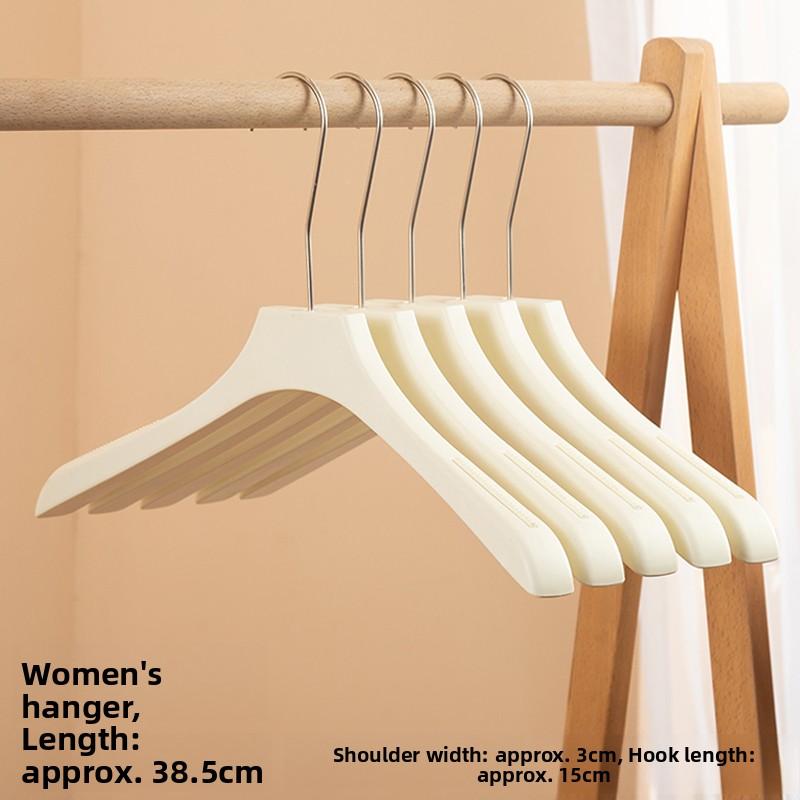 No-Trace Plastic Clothes Hangers for Clothing Stores Home Use Adult Modern Sle Iron Hook Anti-Slip Design Wardrobe Storage