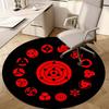 Naruto Circular Rug Office Decorative Carpet For Living Room Bedroom Door Mat Floor Carpet Computer Chair Area Rug