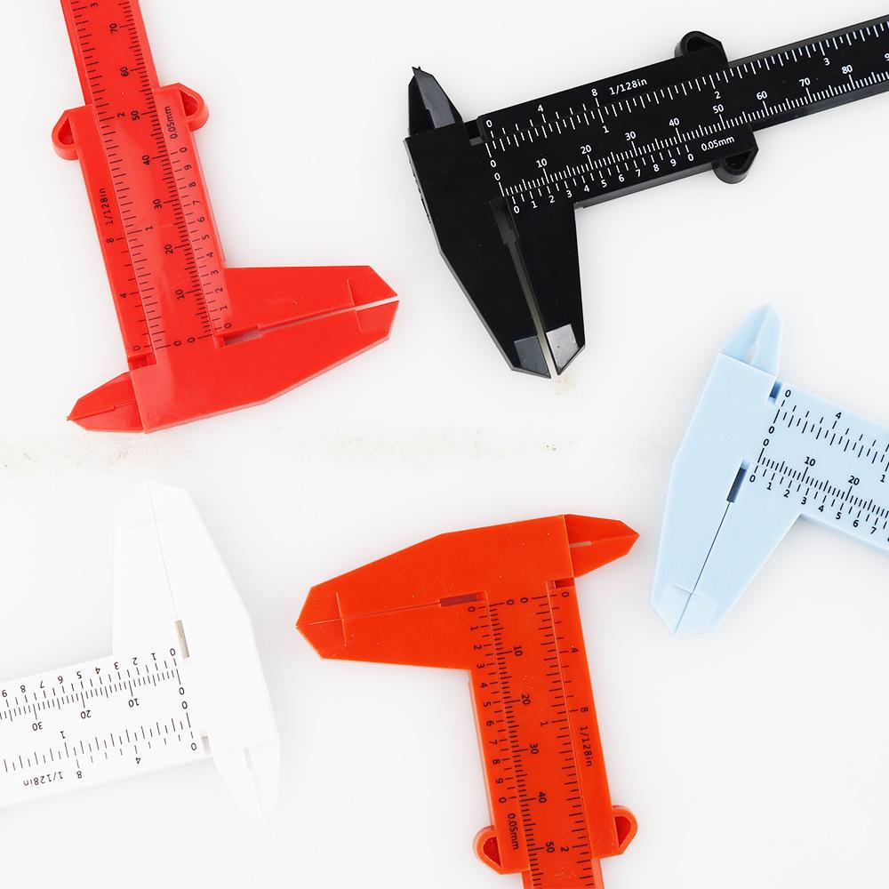 Mini Dual Scale Vernier Caliper 80-150mm for Jewelry and Wenwan, Plastic Measuring Tool