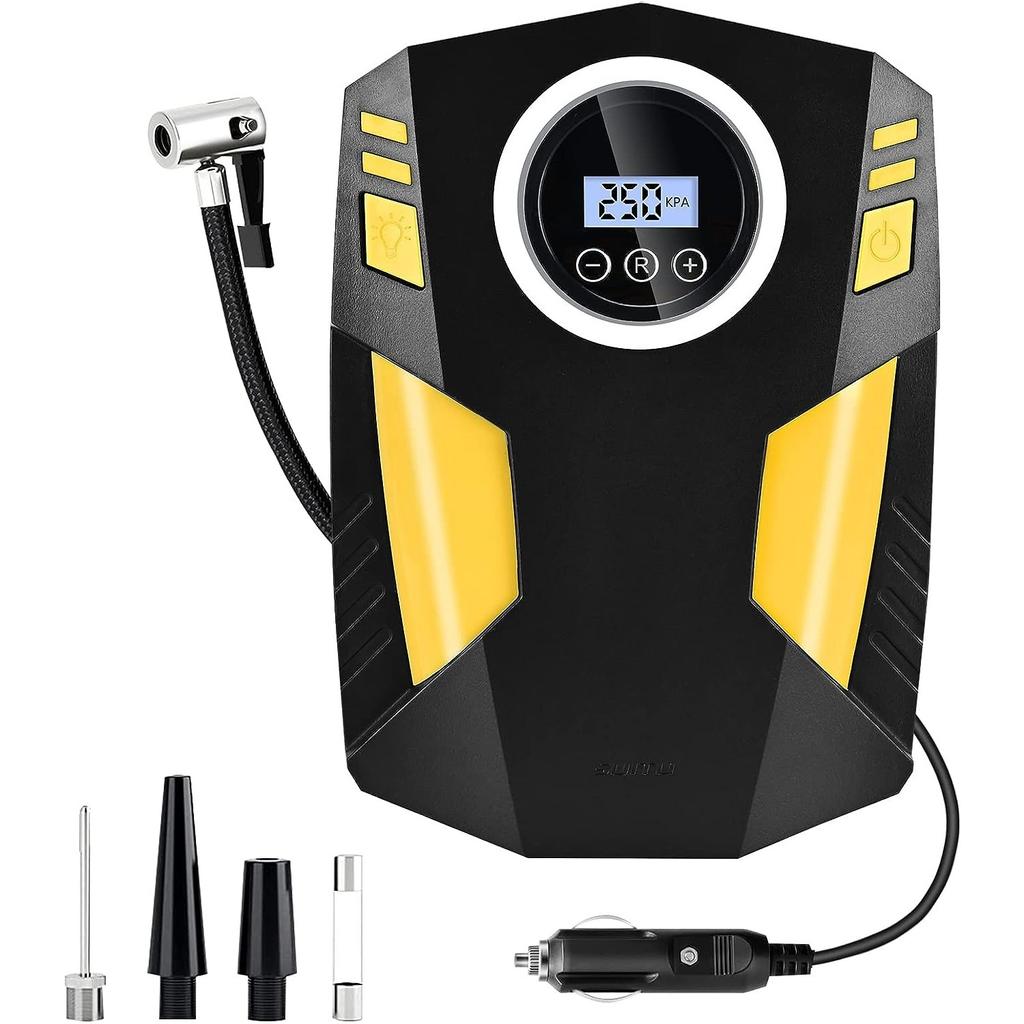 Tire Inflator Digital Portable Air Compressor for Car Tires,12V DC Car Tire Pump 100PSI Car Pump, Mounted Air Pump Electric Air Pump