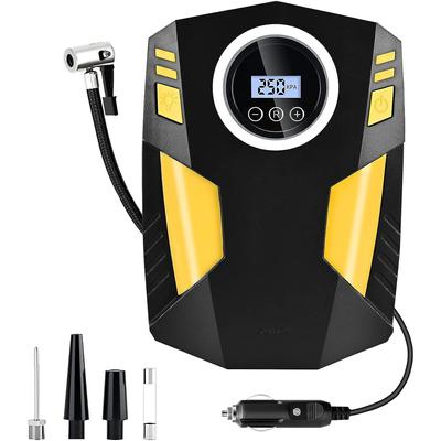 Lastik Şişirme Dijital Taşınabilir Hava Kompresörü Araba Lastikleri için, 12V DC Araba Lastiği Pompası 100PSI Araba Pompası, Monteli Hava Pompası Elektrikli Hava Pompası