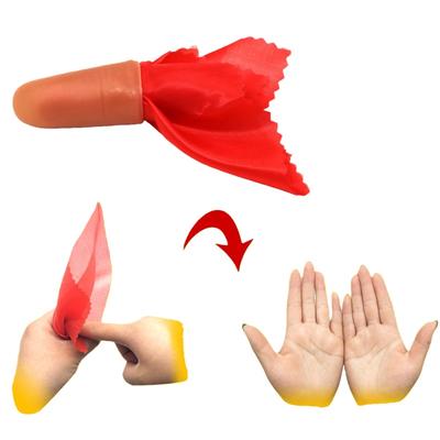 3 Stück Neue Lustige Magische Spielzeuge Party Streich Weiche Daumenspitze Falscher Finger Magie Trick Close-Up Verschwinden Erscheinen Finger Trick Requisiten