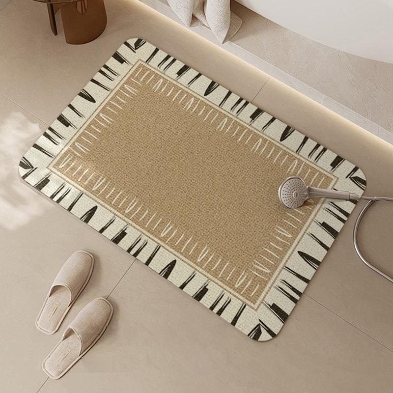 Europe Style Simple Stripe Carpet Living Room Sofa Bedroom Study Bathroom Kitchen Entrance Door Mat Non-slip Home Decoration Rug