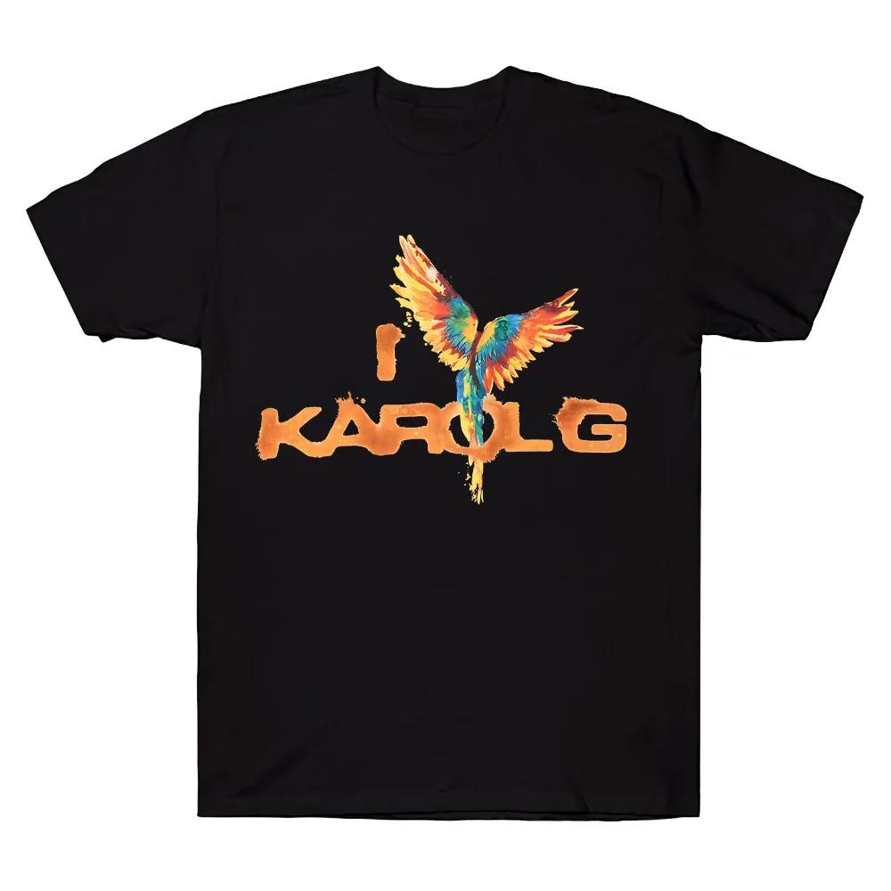 

Women Unisex Summer I Love Karol G Tee Karol G Fashion Casual Print T Shirt Short Sleeve O Neck Top High Quality Cotton Streetwear S