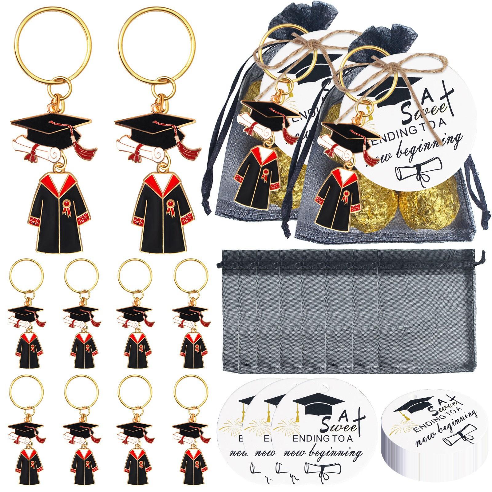 

Keychains, High School And Graduation Hats, Clothes, Party Gifts, European- Pendant Sets. One Size чорний