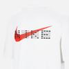 Nike Logo-Print Locker Fit T-Shirt Kinder Tops Weiß HJ3962100