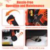 52CC Gas Backpack Leaf Blower, 2-Stroke Engine 550CFM Commercial-Grade Dust Blower, Patio Cleaning Lawn Care Yard Work Landscaping Snow Removal