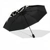 1pc Poker Hand Automatic Folding Umbrella - Windproof Compact Travel Umbrella with Auto Open/Close, 8-Rib Heavy-Duty Shaft for Women/Men A043