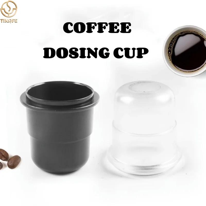 51/53/58mm Transparent Coffee Dosing Cup Powder Feeder Grinder Sniffing Mug for Delonghi E61 Gaggia/Breville Barista Tools