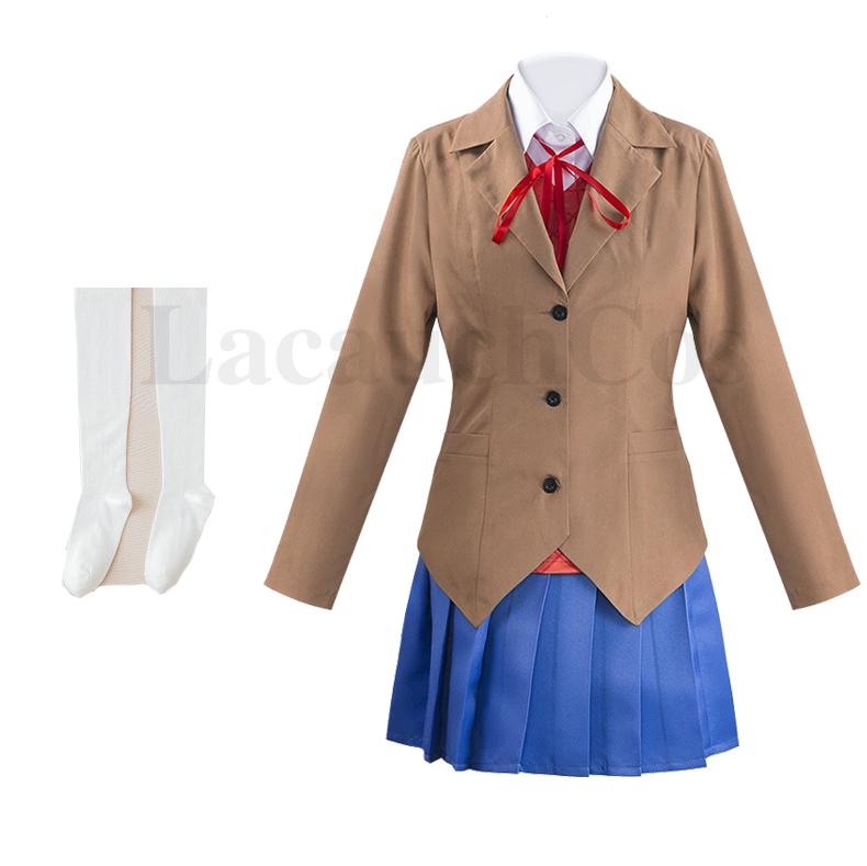 Anime Literatūras Kluba Cosplay Tērps Pilns