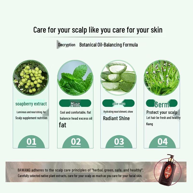 Bawang Soapberry Balancing Oil Control Shampoo