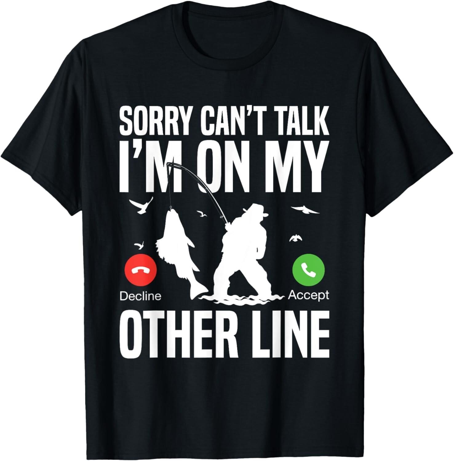 Funny Fishing Fish Hunting Lover Design, Fisherman Adventure unisex T-Shirt Mens Womens Tees Top S