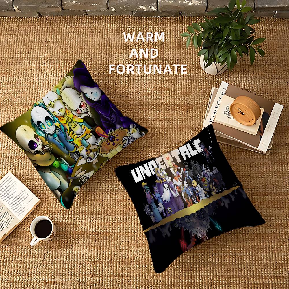Undertale Sans Frisk Cushion Cover Decorative Pillow Sofa Home Decor case pillow cases