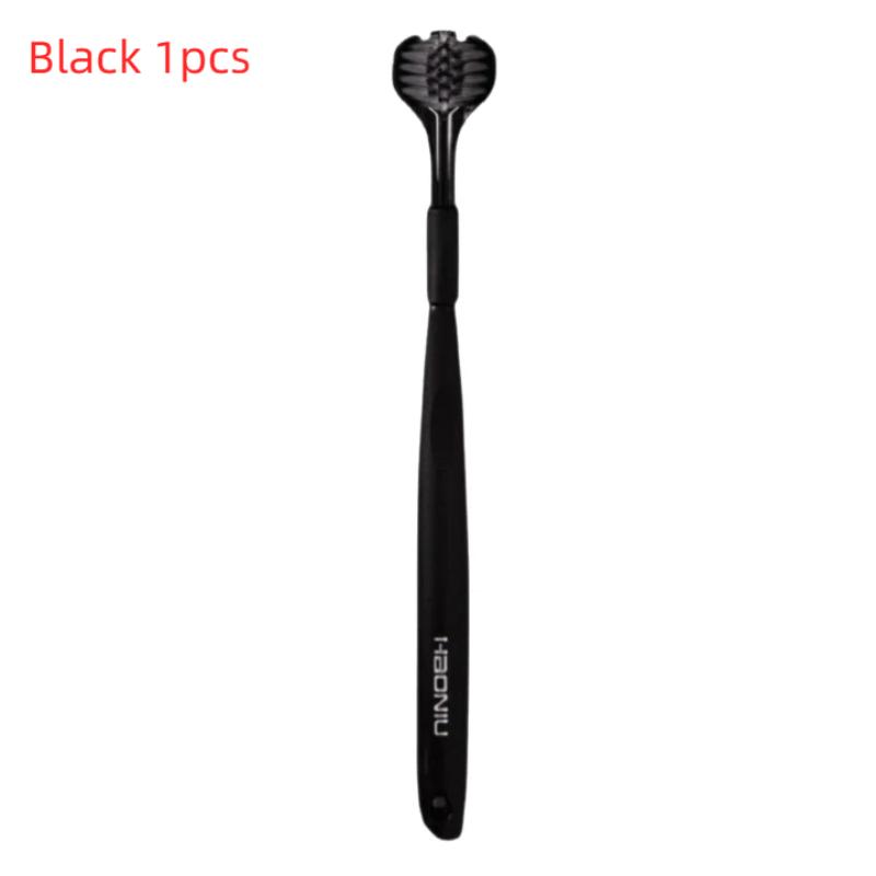 Soft Bristle U-Shaped 3-Sided Toothbrush 1/2/4/6pcs for Kids Gentle Dental Care 1pcs чёрный