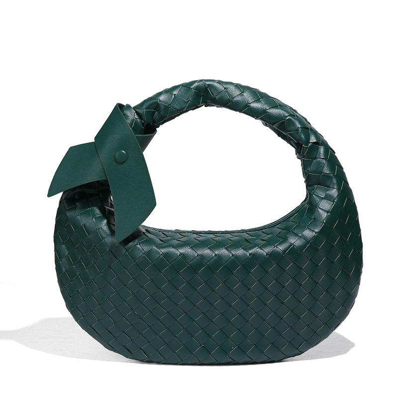 JMG Bags Trendy handgeweven tassen, modieuze en casual retro dumplingtassen, forenzentassen, draagbare damestassen, schoudertassen