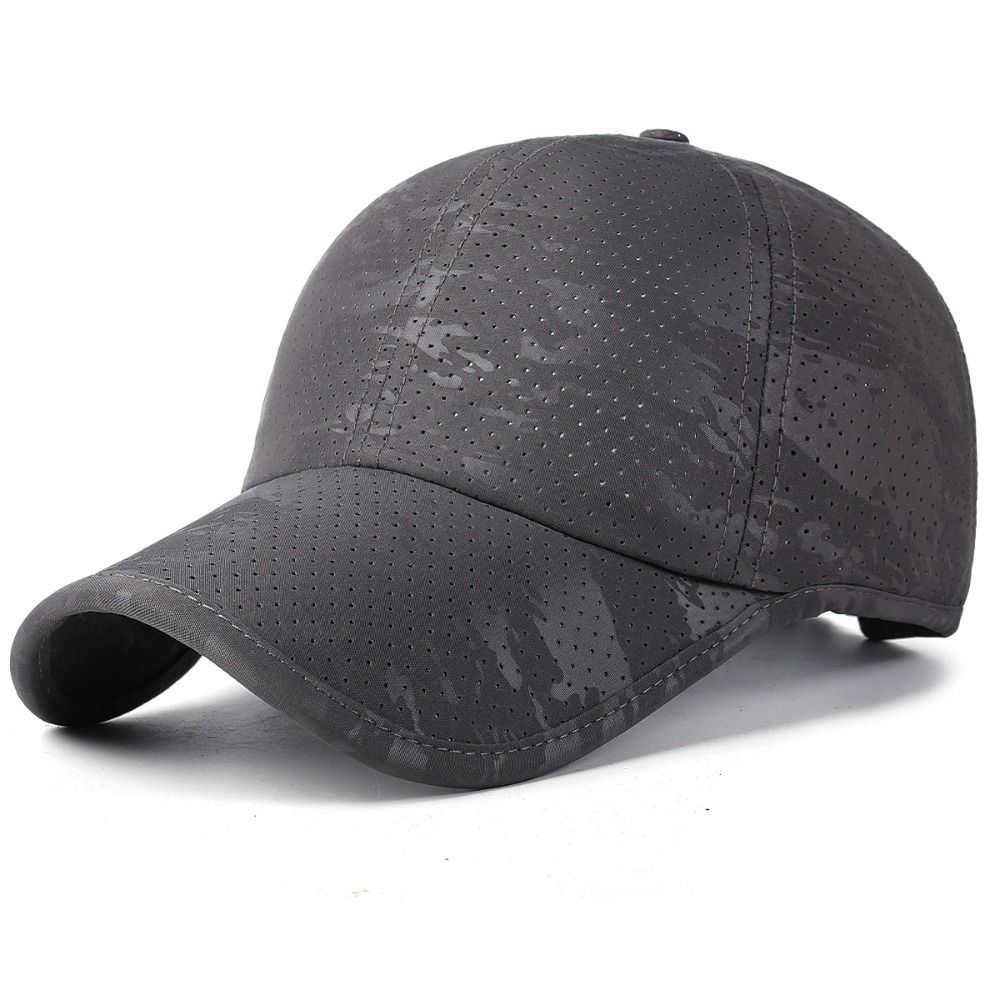 Breathable Perforated Summer Sun Hat Sun Protection Travel Sports Hat  For Women Men