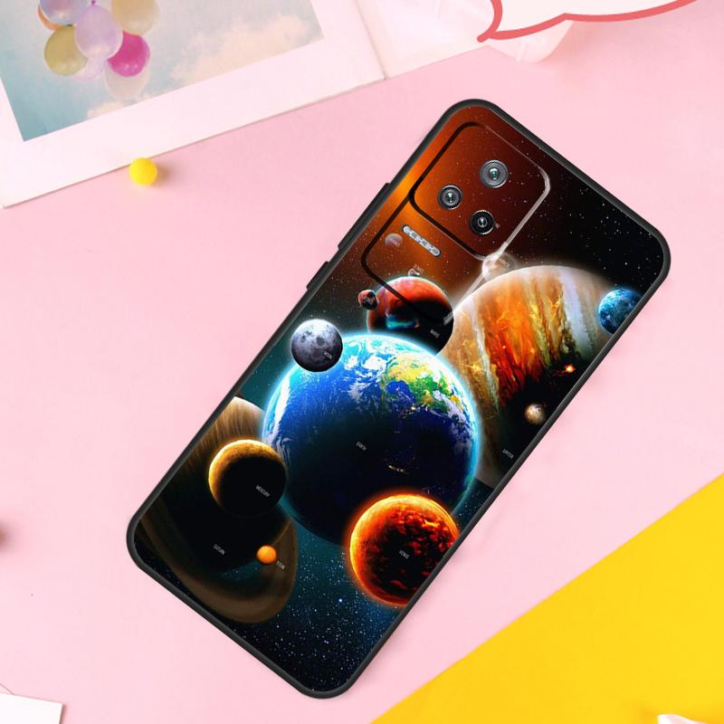 

Space Solar System Planets Universe Case For Xiaomi 13 14 Ultra 12 Lite 11T 12T 13T Pro POCO M6 Pro X6 X5 X3 F3 F5 M5s Cover POCO F5 Pro