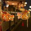 Handmade Dragon Head Lantern Glowing Chinese Style DIY Lantern DIY Making Material Package Luminous Handheld Lanterns