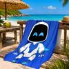 Weltraumabenteuer Astro Bot Strandtuch, Schnelltrocknend, Pflegeleicht, Geeignet für Fitness und Strandurlaub, Sport-Essential