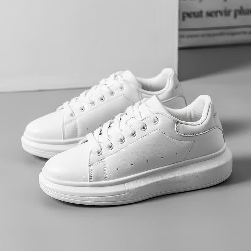 Agsdon Damen Plateau Freizeitsneakers