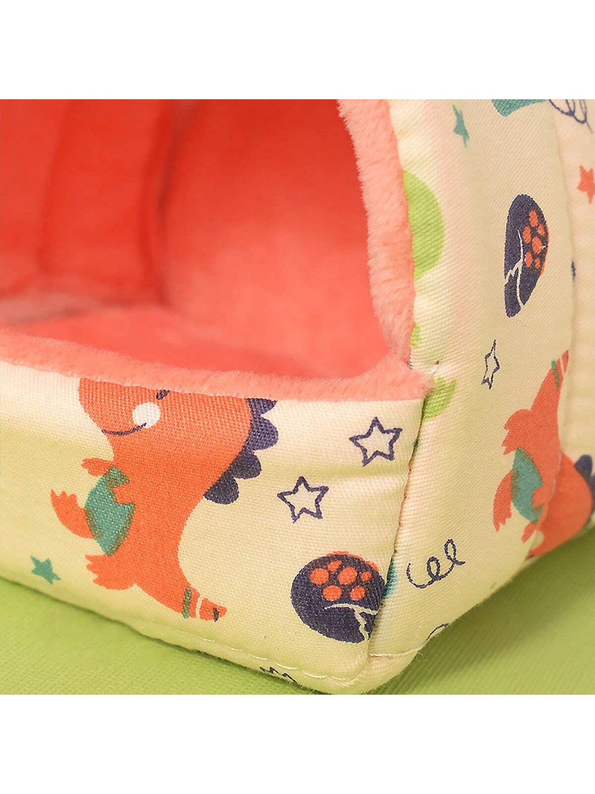 

1pc-Pet Hamster Nest Plush Warm and Comfortable Winter Parrot Hammock Cave Cage Hut Tent Pet Supplies S бежевий