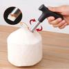 Stainless Steel Coconut Opener Plastic Handle Coconut Opening Tool Easy and Fast   Cooking