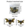 12Pcs 3D Double Layer Bees Wall Stickers Living Room Wedding Party Decoration Kids Room Household Decor Diy Wall Art Stickers