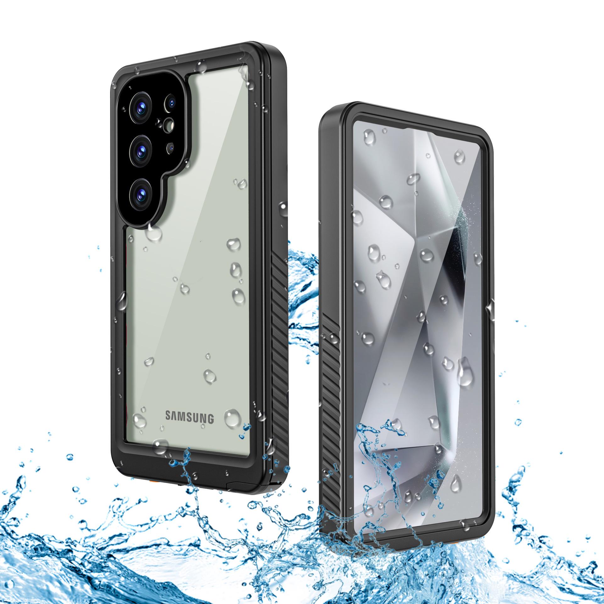 

Galaxy S25 Ultra Waterproof Cycling Phone Case - Full Coverage, Drop-Proof, Outdoor Protective Cover Samsung S26 Ultra чорний