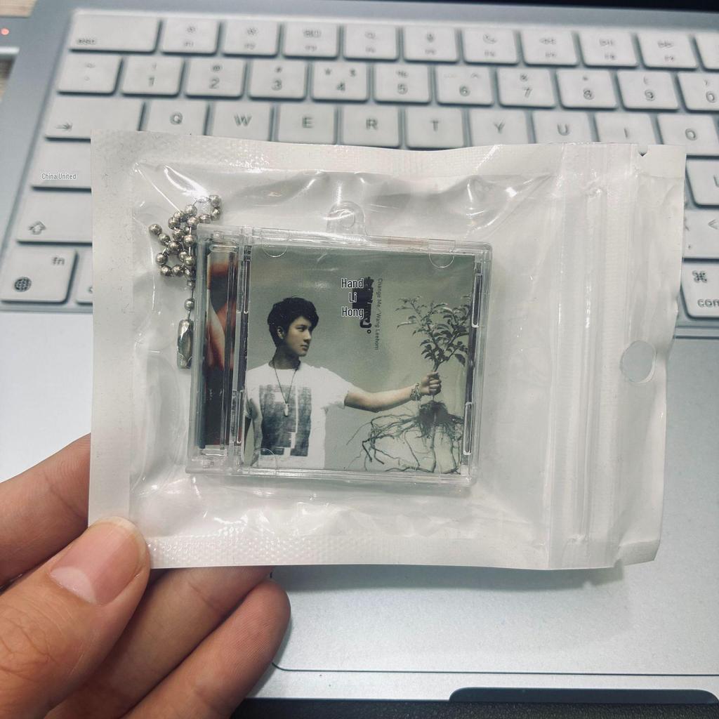 PET Blister Box with Lid for Mini CDs: Includes Color Chain, Key Ring, and Back Card Fixing