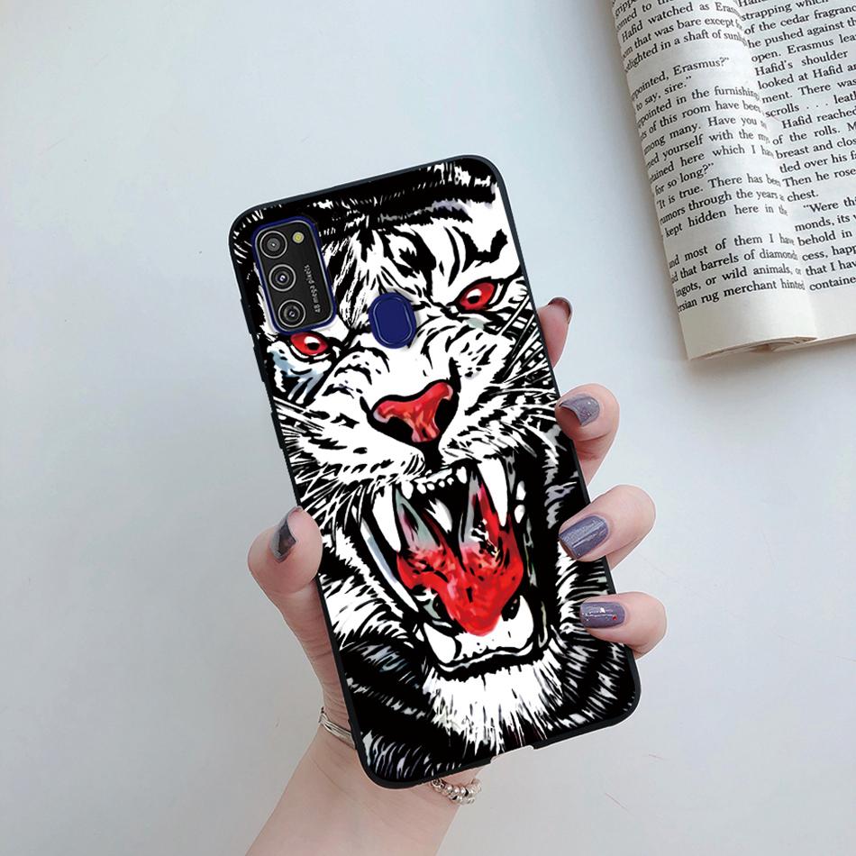 Cute Cartoon Case For Samsung Galaxy M51 M31 M21 M31S M21S M30S Case Candy Colorful Anime Painting TPU Silicone Cover Case Funda