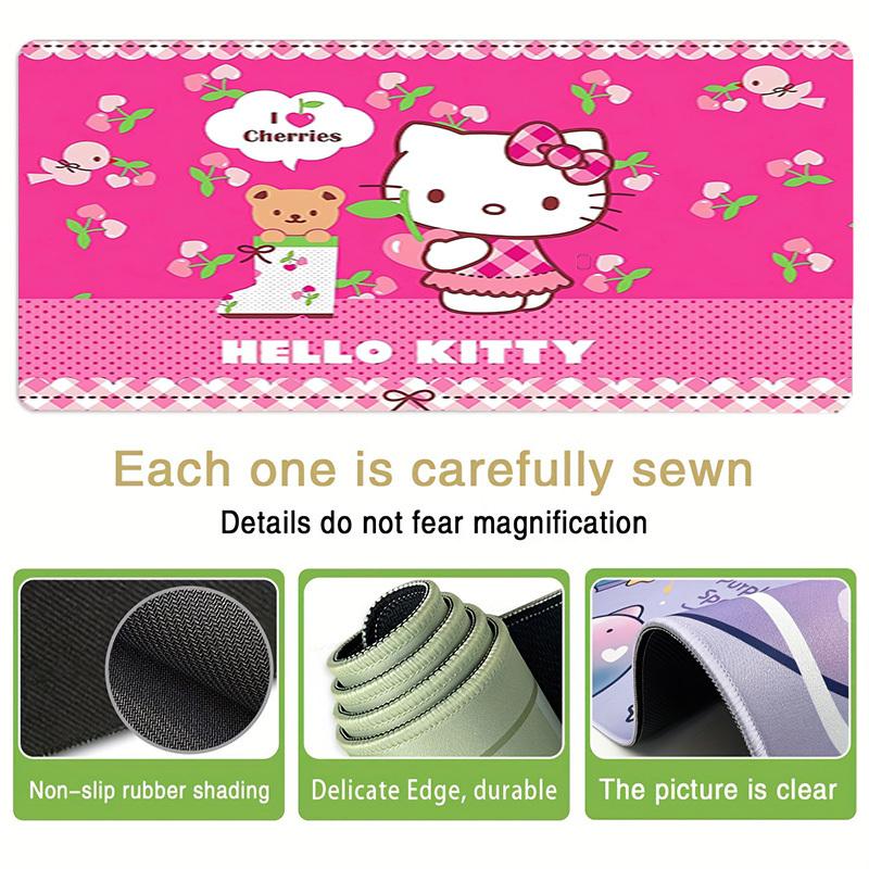 1pc Hello Kitty Cherry Theme Computer Pad with Vibrant Print, Mouse Pads for Desk 118
