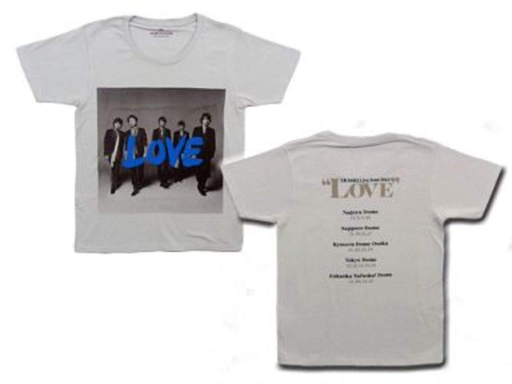 Johnny & Associates. Arashi Love Goods T-shirt ARASHI LIVE Tour 2013 LOVE