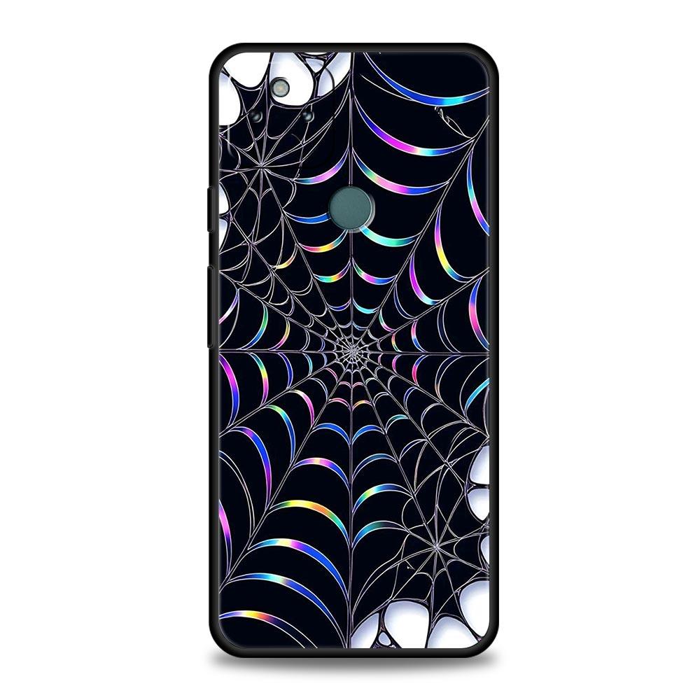 Spider Web Phone Case Cover for Google Pixel 10 9 8 7 6 9A 8A 7A 6A Pro Shockproof Soft TPU 9 Pro XL Shell Capas Funda Coque Bag