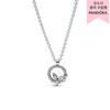 Sparkling Herbarium Circle   Cluster Pendant Necklace 392620c01