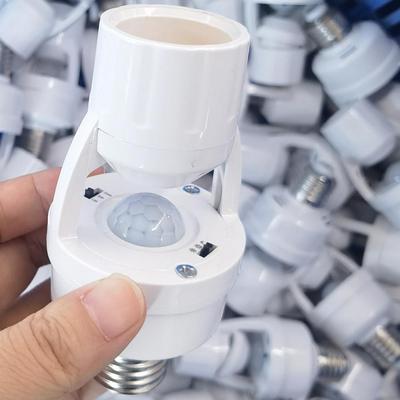 360 Grad Menschliche Induktion Bewegungssensor Lampenfassung Basis AC85-265V Verzögerungszeitschalter E27 Sockelhalter Fassungsadapter