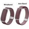 Nylon Fitness Tracker Strap Adjustable Bicep Band for Google Fitbit Air for Men Women
