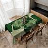 Vintage Tropical Botanical Art Printed Tablecloth - Waterproof For Farmhouse Kitchens, Dining & Wedding Decor