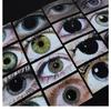 Eye Print Pattern T-shirt for Men's Summer New Fashionable T-shirt with Round Neck Soft Cotton Casual Large Street Men's T-shirt