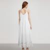 ELLE French Elegant Simple Fashion Solid Color Long Dress Spaghetti Strap Dress Women Dresses L8SLM332