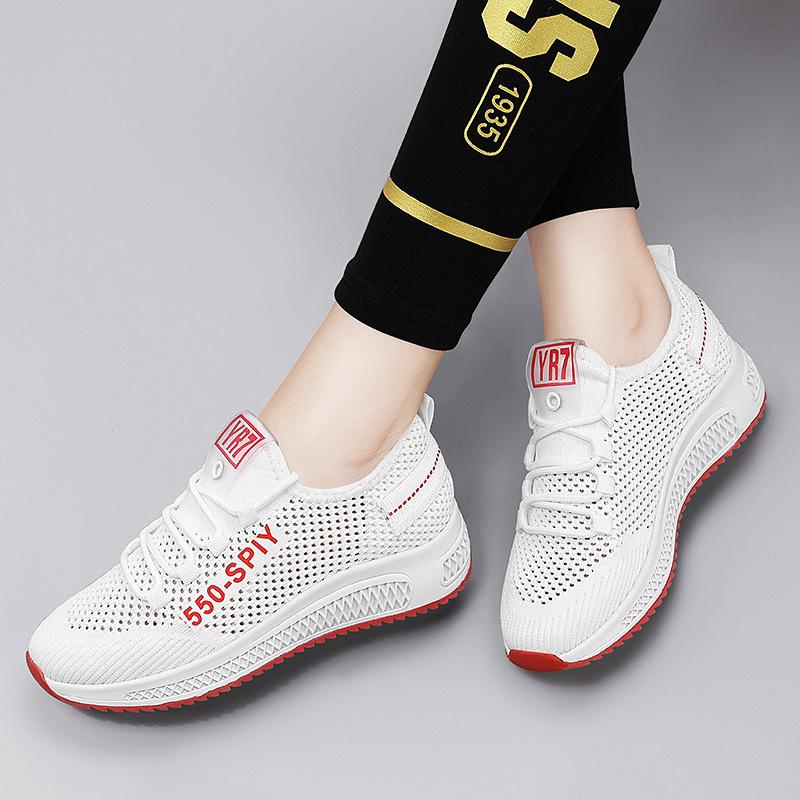 

Temperament running shoes women s new breathable mesh mesh shoes shock-absorbing casual lightweight sneakers 43