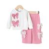 Kids Casual Long-Sleeve Set, Comfortable Daily Wear Outfits