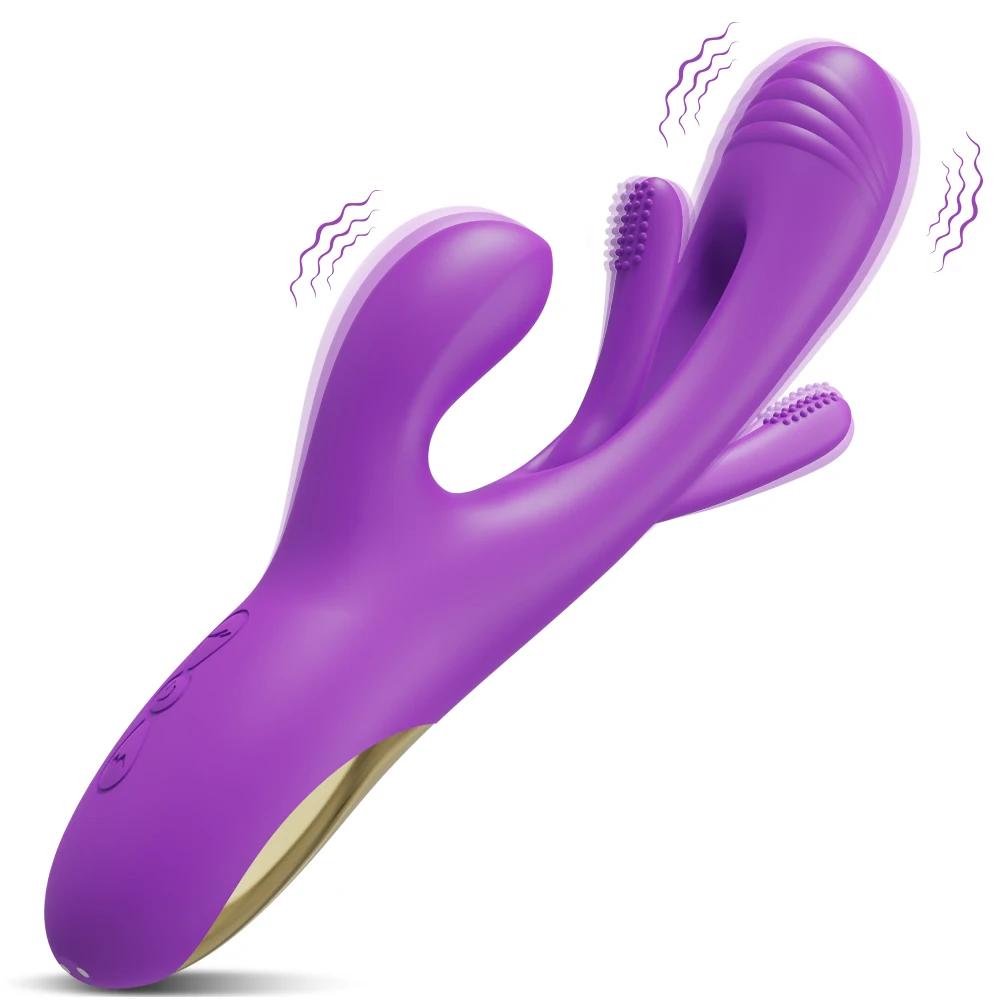 Tapping Flapping Vagina Vibrator for Women Clit Sucker Rabbit Sucking G-Spot Vibrator Female Masturbator Sex Toy for Woman