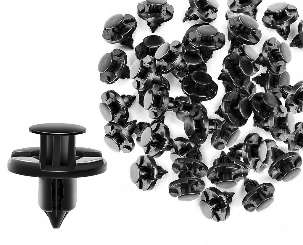 10X Spinka Klips Nissan Mitsubishi Qashqai Lancer 8 Mm