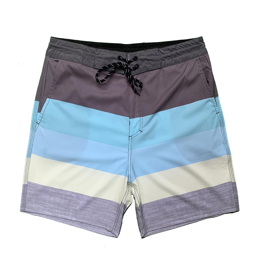 2023 Herren Schnelltrocknende Stretch Surf- & Lauf-Beachshorts, Lässiger Fünf-Punkt-Fitness-Stil