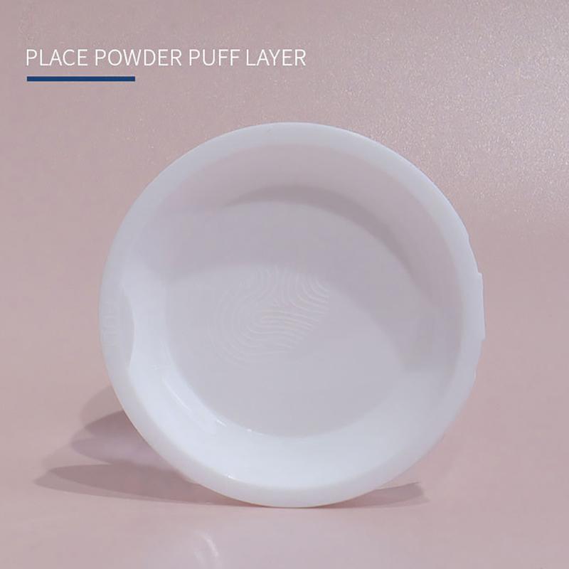 Portable Powder Box Handheld Empty Loose Powder Pot With Sieve Cosmetic Travel Makeup Jar Sifter Container With Powder Puff