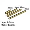 10PCS Tube Fly Tying Cone Disc Head Weighted Brass Tube Plastic Main Tube Salmon Tube Fly Tying Material