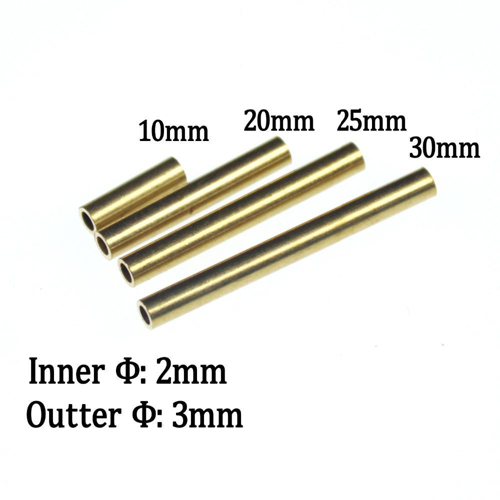 10PCS Tube Fly Tying Cone Disc Head Weighted Brass Tube Plastic Main Tube Salmon Tube Fly Tying Material