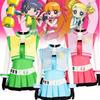 Colorful Polyester Powerpuff Girls Cosplay Costume Perfect For Halloween Or Stage Performances
