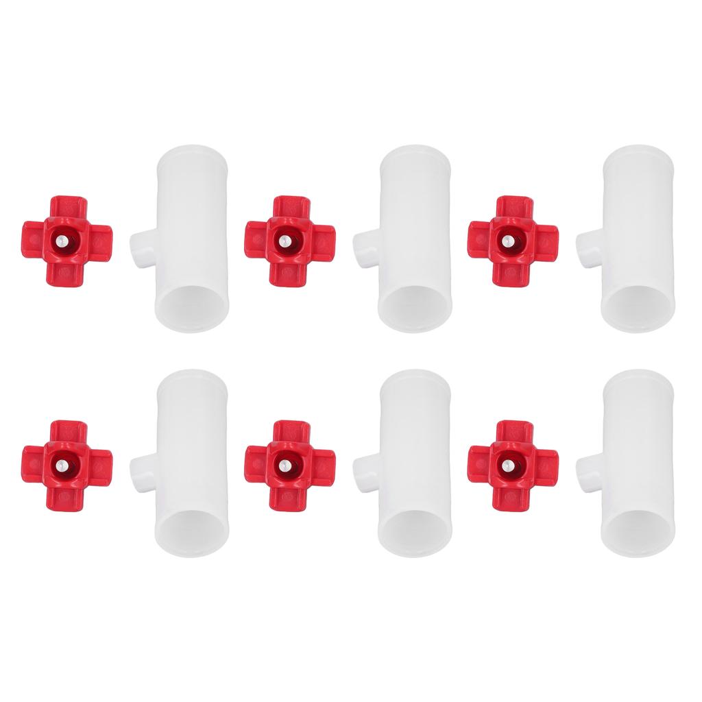 20 Sätze Hühnernippeltränke Automatische Wasserzufuhr Professionelle Hühnertränkbecher mit T