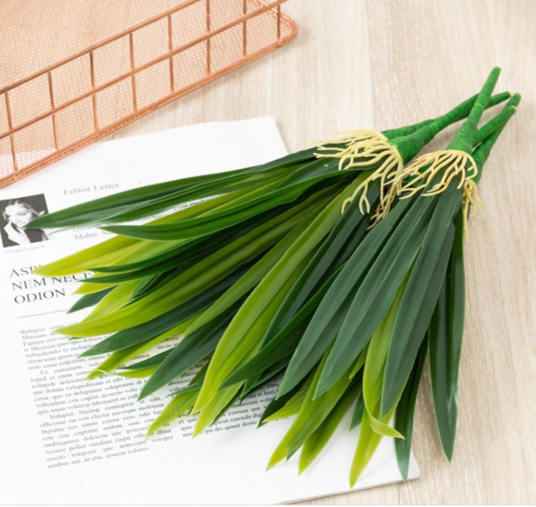 

Daun Orkid Пластиковый куст Формиевые листья Искусственные искусственные листья орхидеи Домашний сад Листья орхидеи